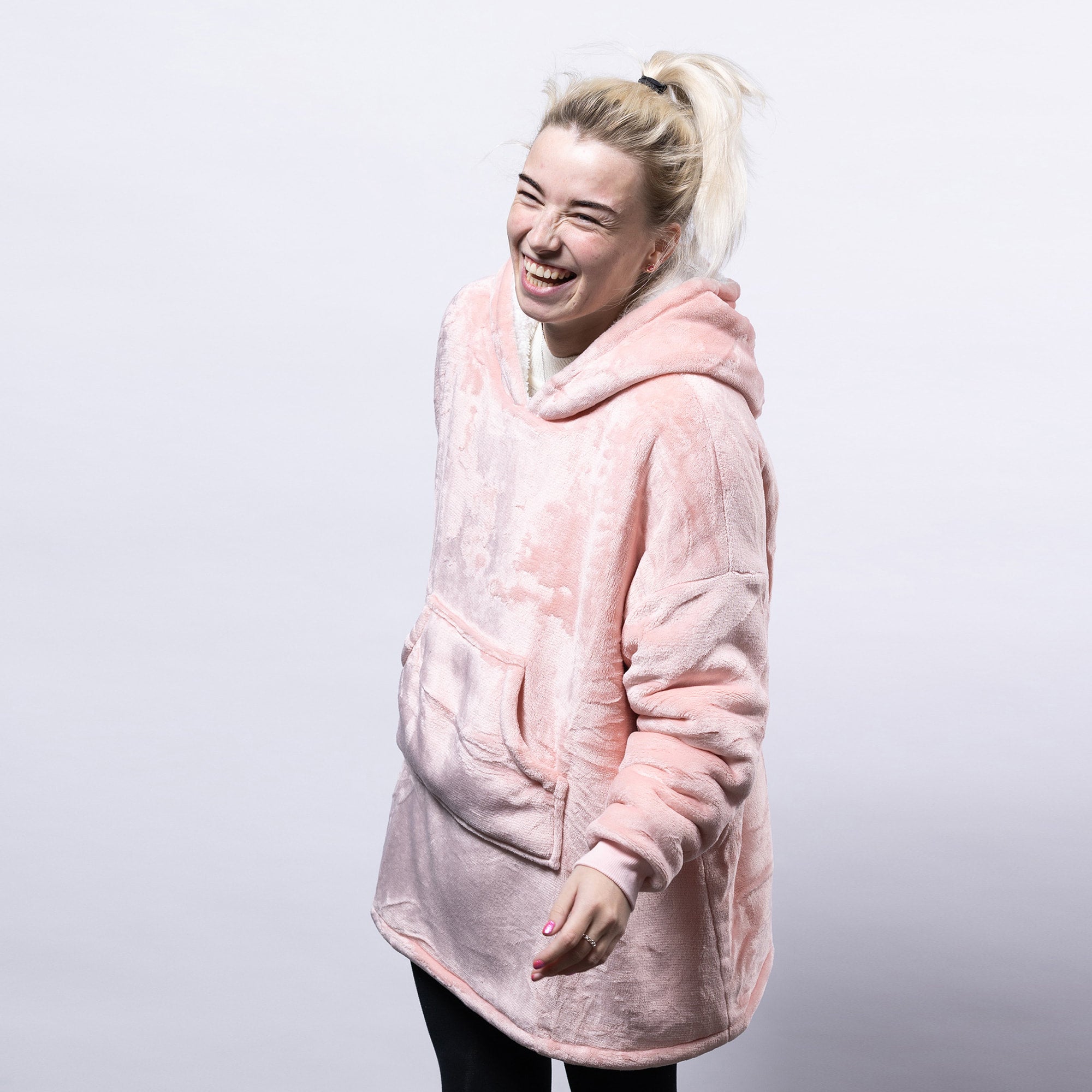 Blanket hoodie pink on sale
